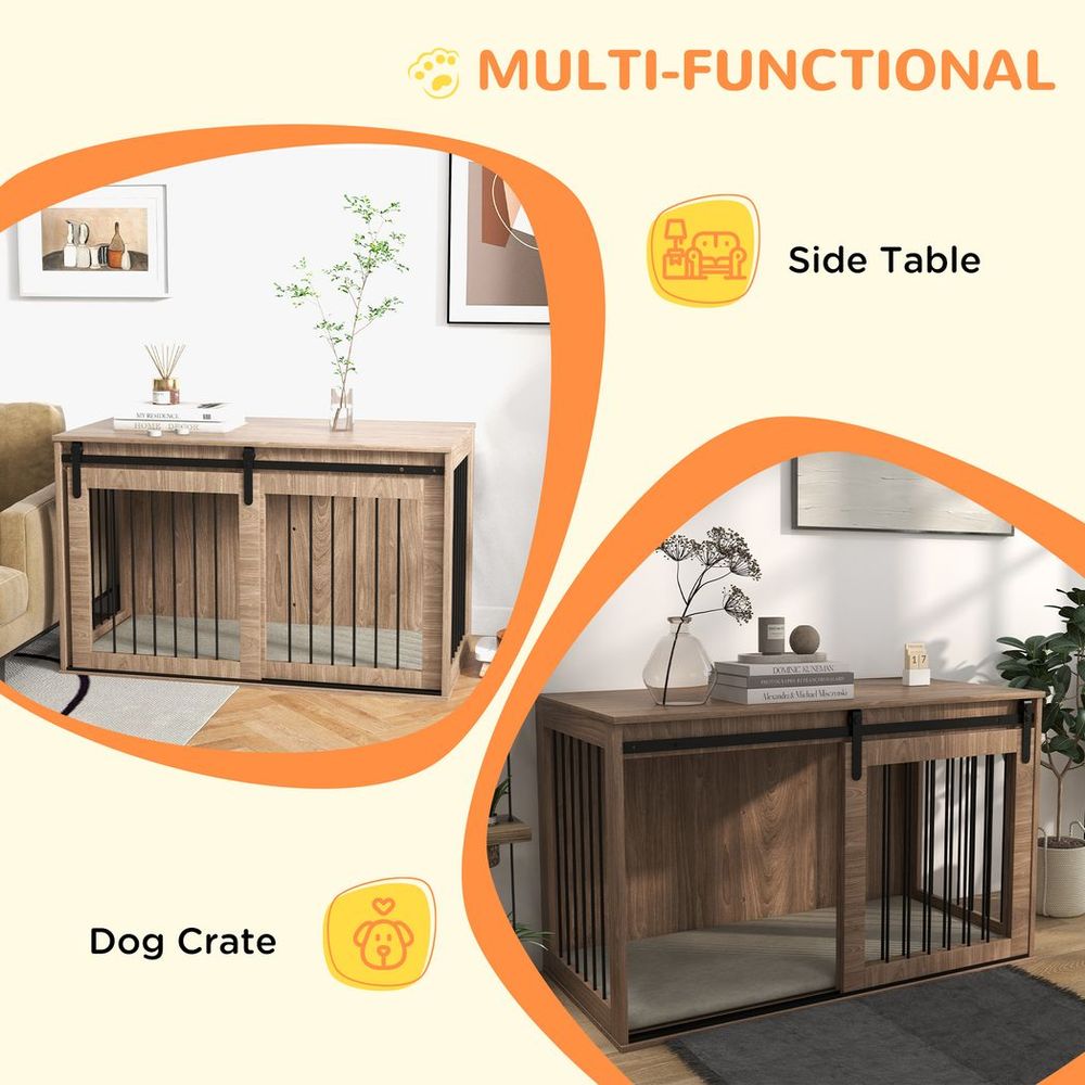 End Table Large Dog Crate