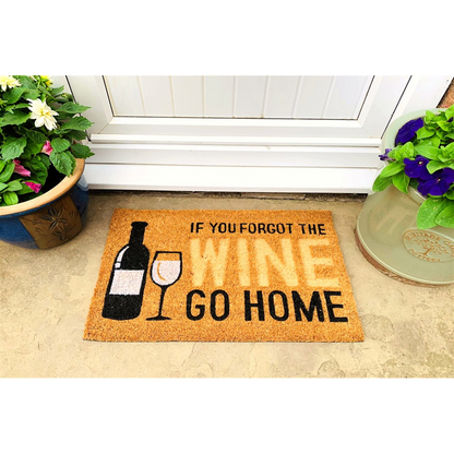 Wine Print Doormat