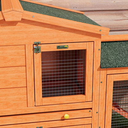 Orange Rabbit Hutch