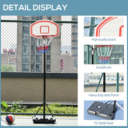 Basketball Hoop with Wheels 175-215cm