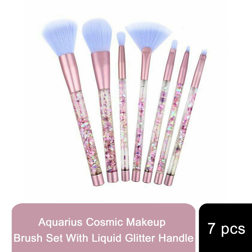 Glitter Makeup Brush Set x7