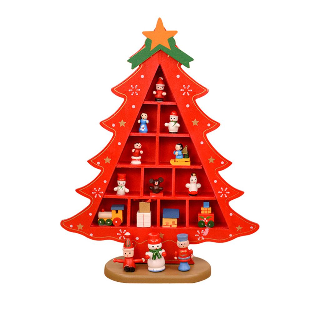 3D Wooden Christmas Tree Decoration