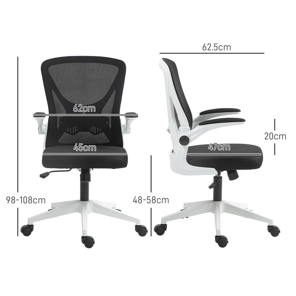 Office Chair with Back Support & Armrests