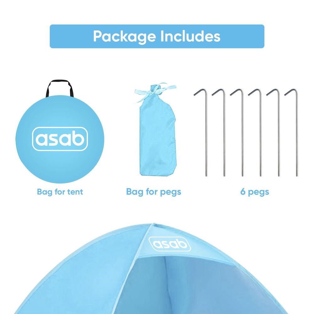 Blue UV Tent