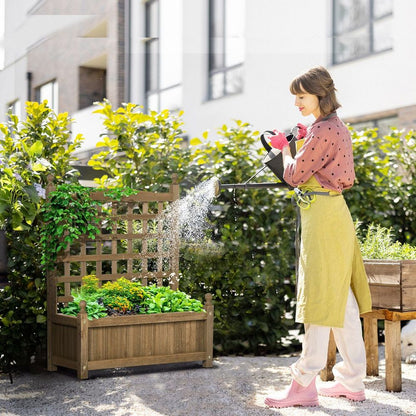 Brown Trellis Planter