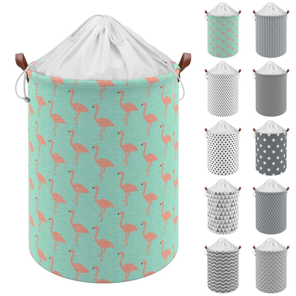 Patterned Laundry Basket