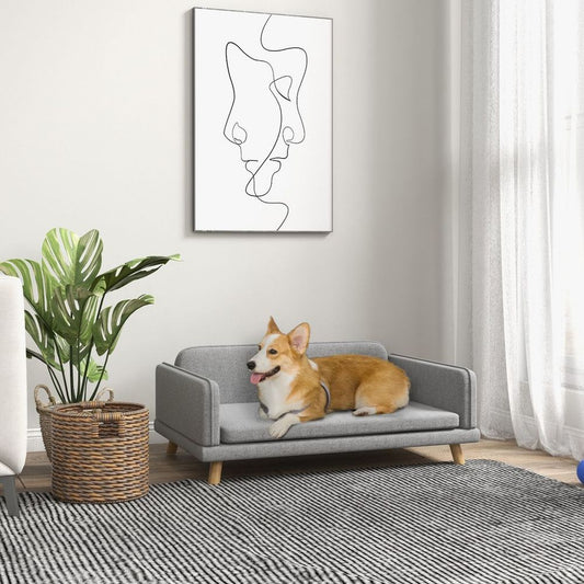 Luxe Raised Dog Couch