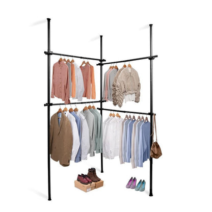 Double Adjustable Hanging Rail