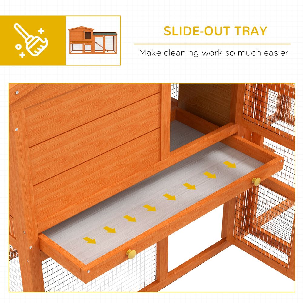 Orange Rabbit Hutch