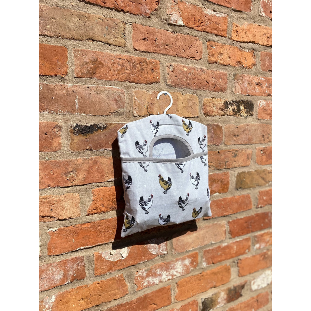 Chicken Print Peg Bag