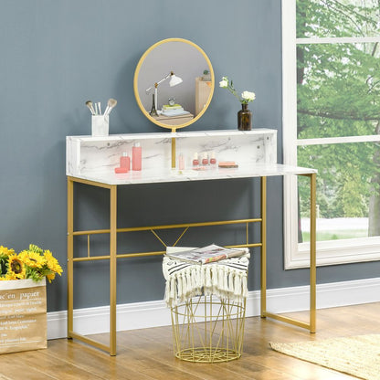 Marble & Gold Dressing Table