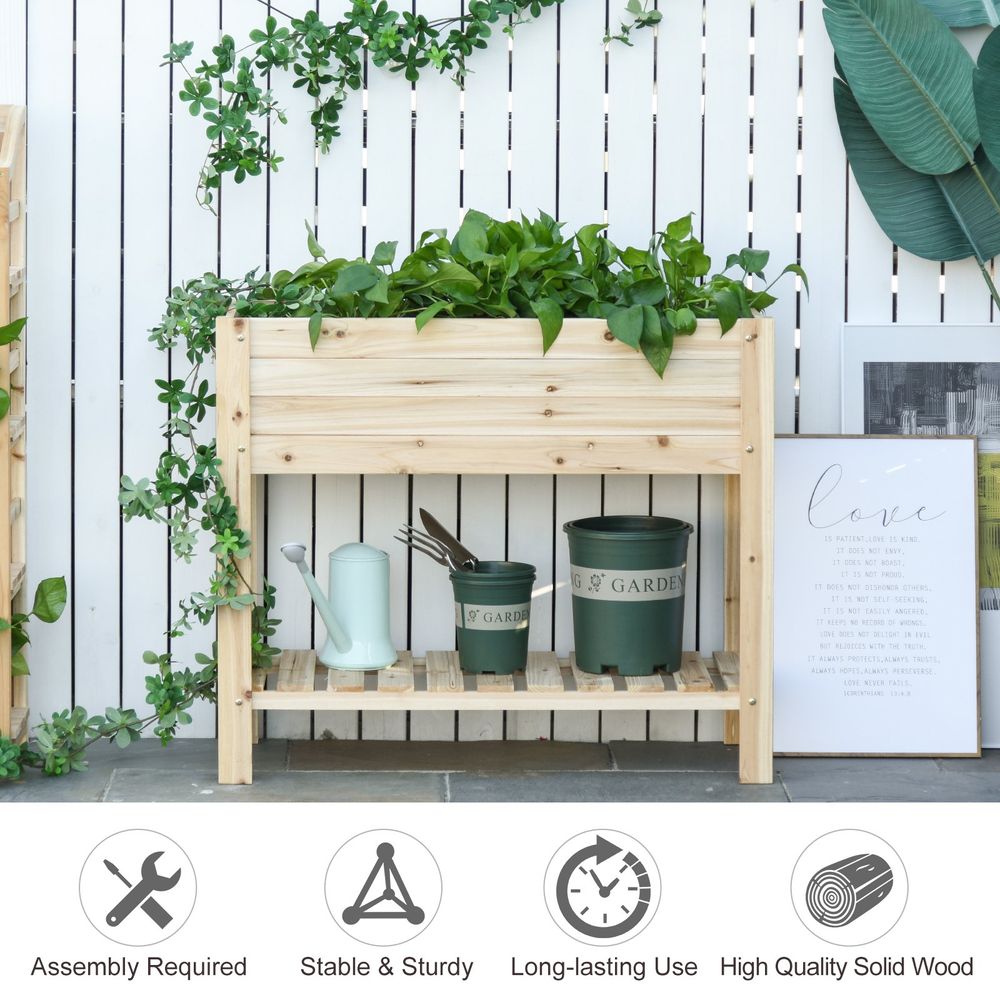 Plant Stand with Shelf