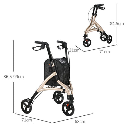 Adjustable Rollator & Storage Bag