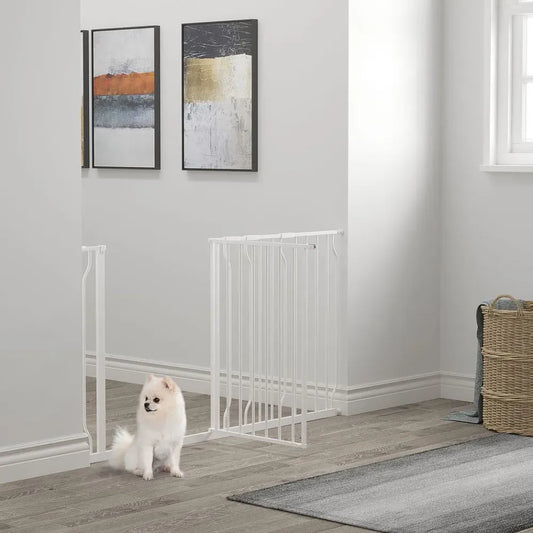 Doorway Dog Gate Barrier White