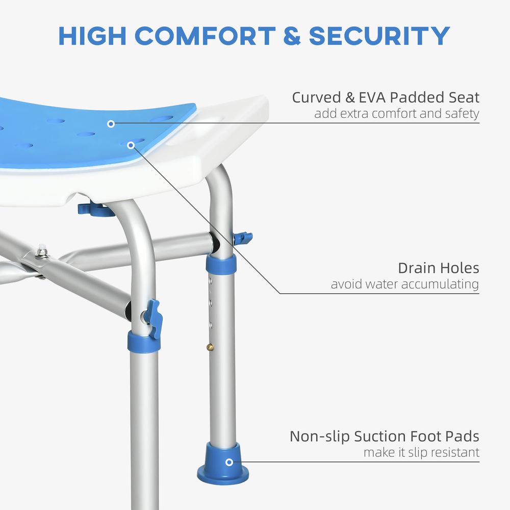 Shower Stool  Suction Foot Pads