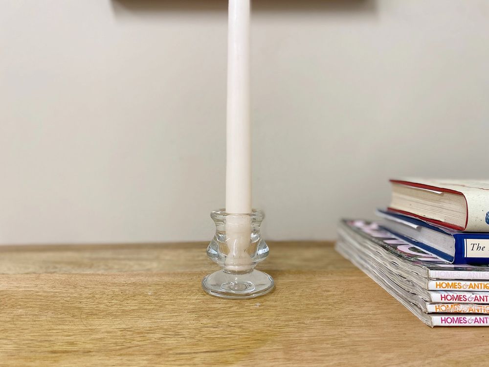 Glass Candle Holder