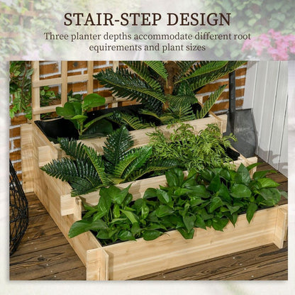 Trellis Three Tier Planter