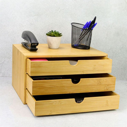 Bamboo Desktop Drawers