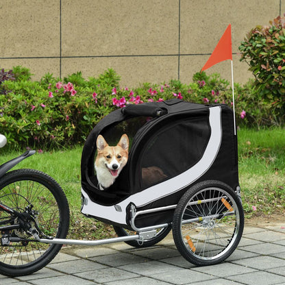 Pet Trailer for Bikes Black