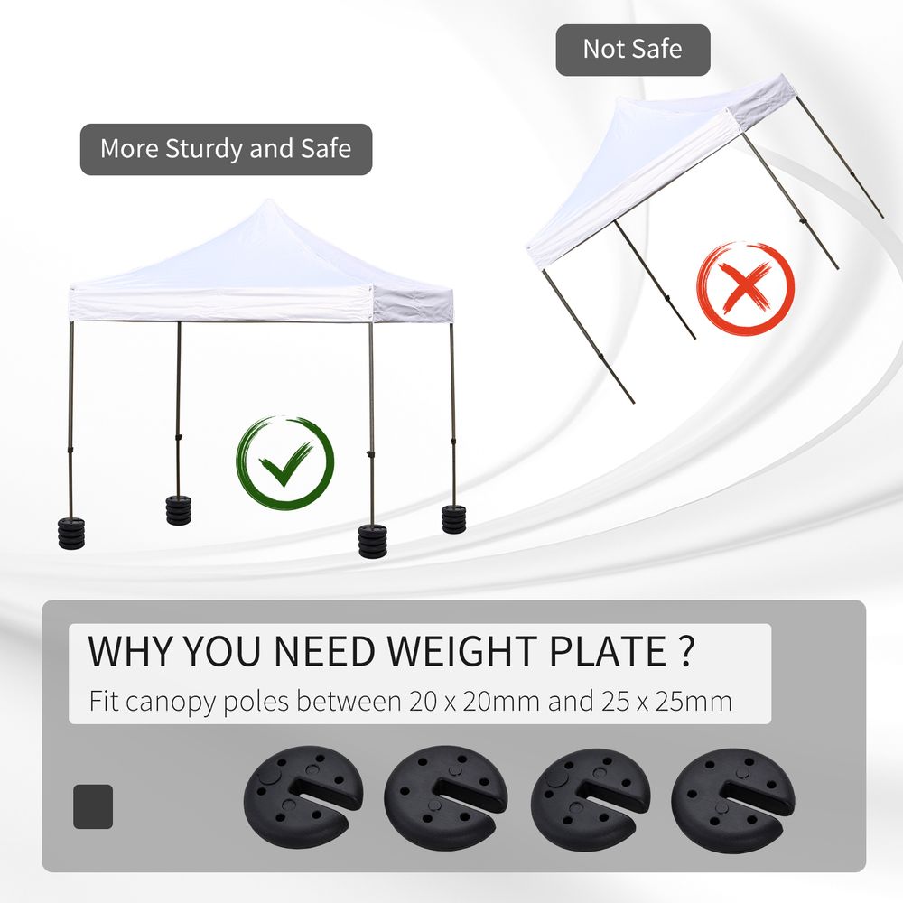 Fillable Tent & Gazebo Weights x4