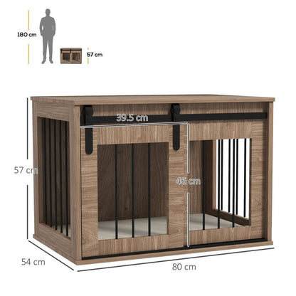 End Table Medium Dog Crate