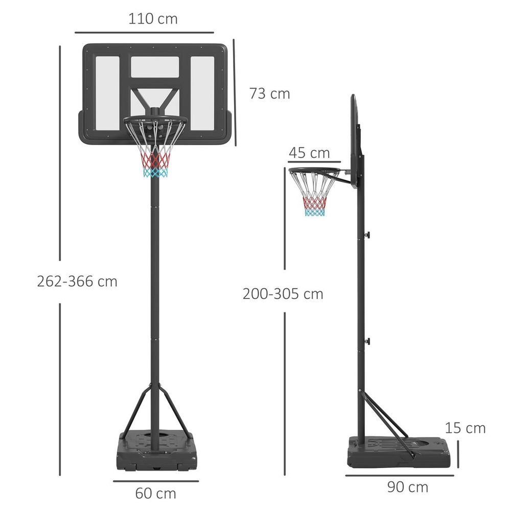 Basketball Scoring Hoop with Wheels