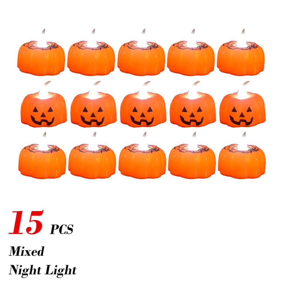 LED Pumpkin Candles