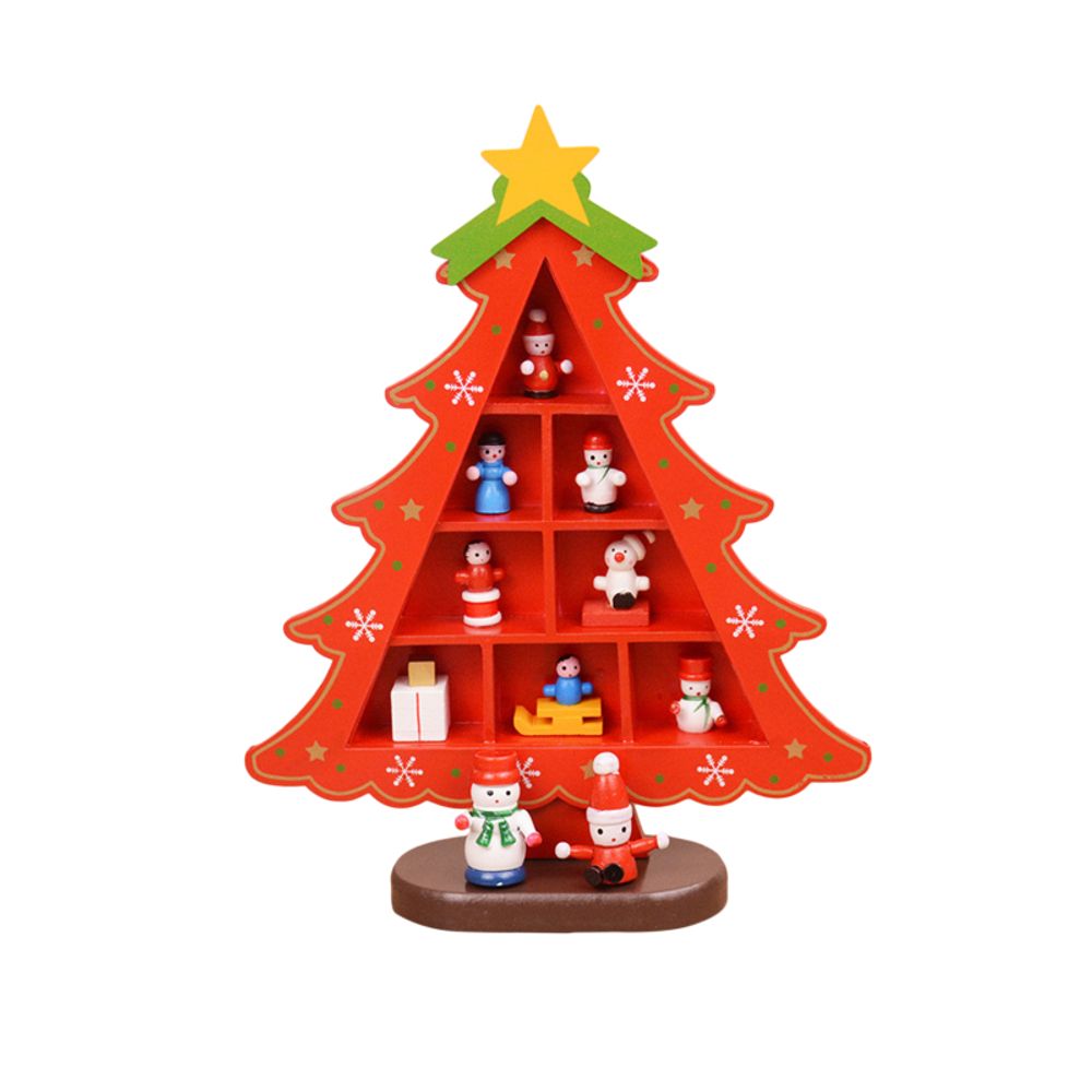 3D Wooden Christmas Tree Decoration