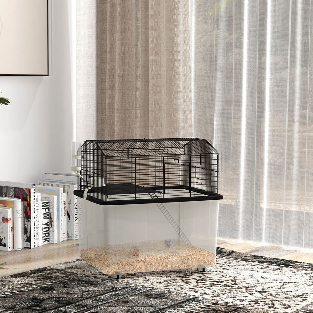 Small Pet Cage with Deep Base