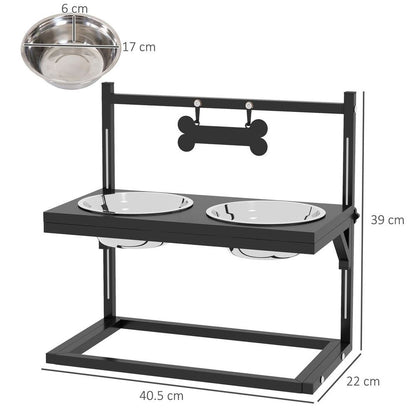 Adjustable Height Dog Bowl