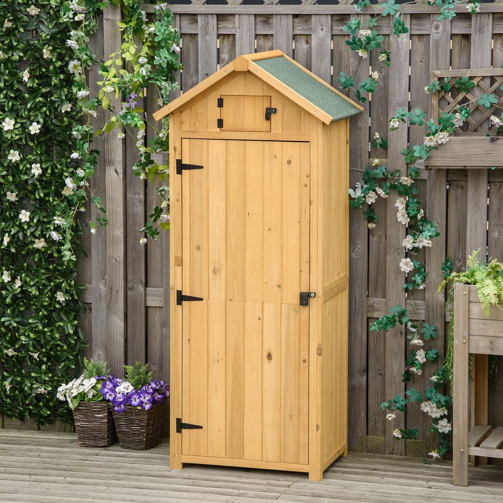 Garden Utility Shed Brown