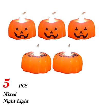 LED Pumpkin Candles