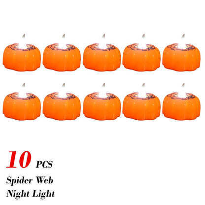 LED Pumpkin Candles