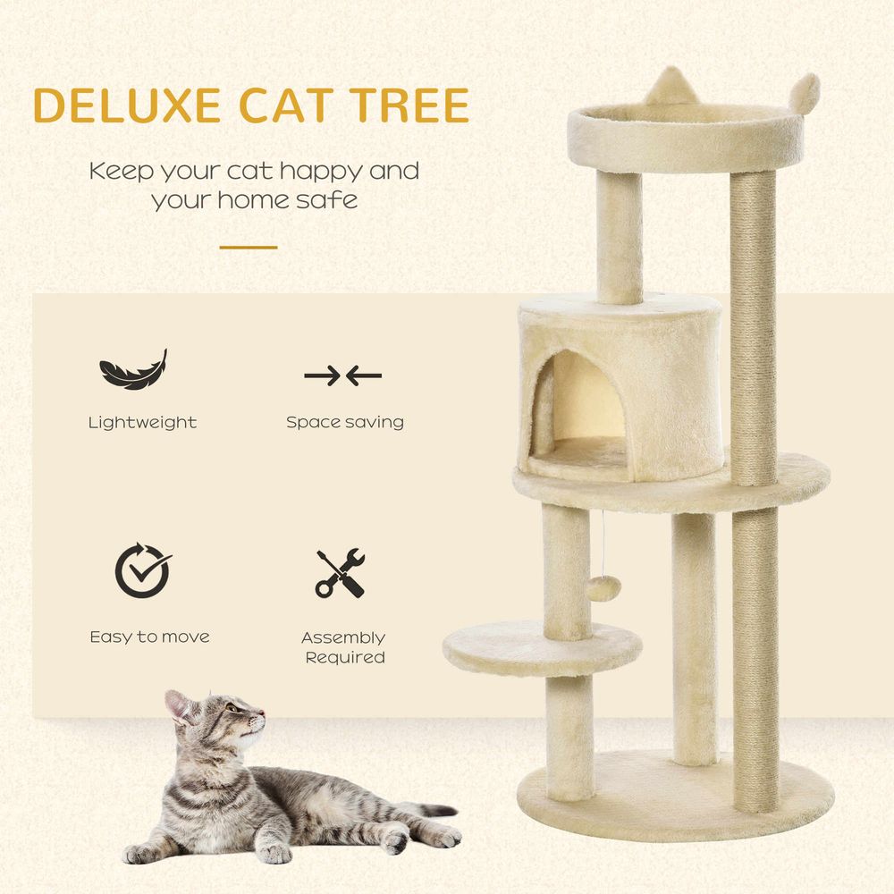 Cat Scratching Post 3 Tier Tree