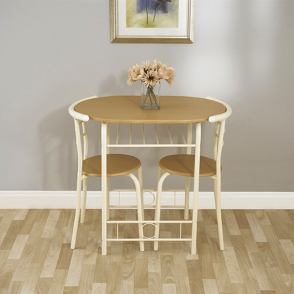 Space-saving Dining Set Oak