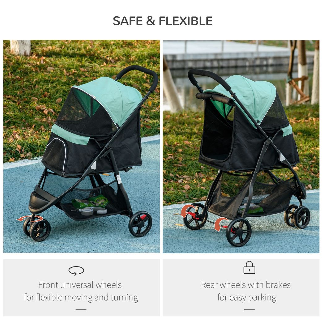 Dog Stroller - Green