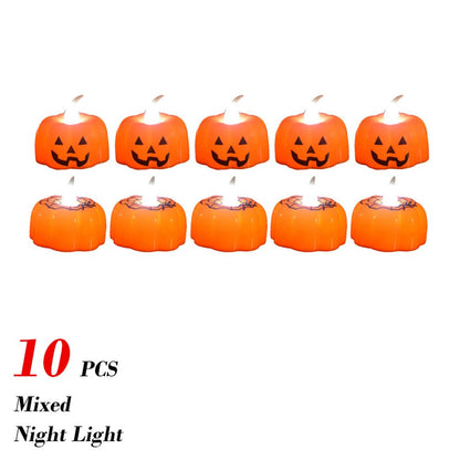 LED Pumpkin Candles