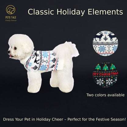 Snowflake Christmas Dog Jumper