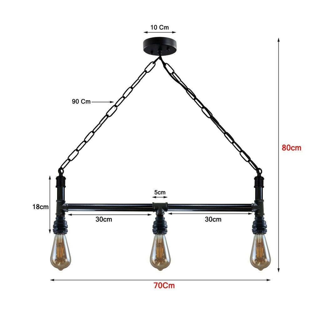 3 Way Indoor Ceiling Pendants