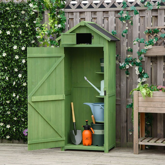 Storage Garden Shed with 3 Shelves