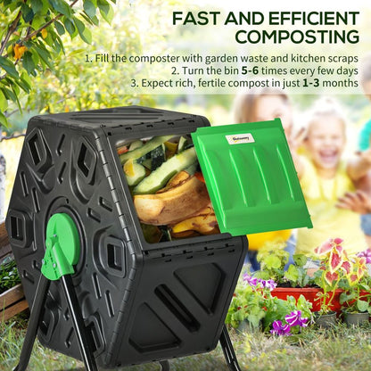 65L Rotating Composter