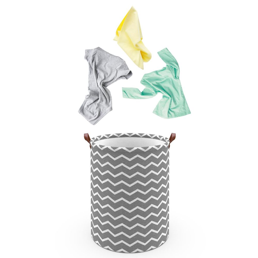 Patterned Laundry Basket