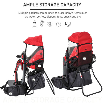 Baby Carrier Backpack Red