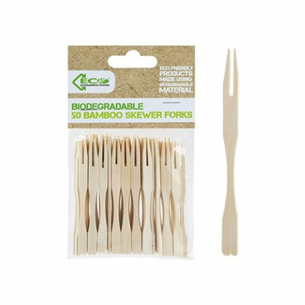 Eco Bamboo Forks x50