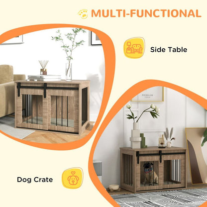 End Table Medium Dog Crate