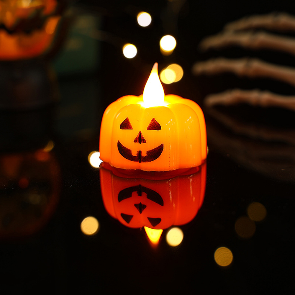 LED Pumpkin Candles