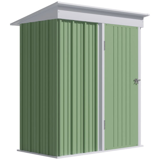 Steel Green Small Garden Shed