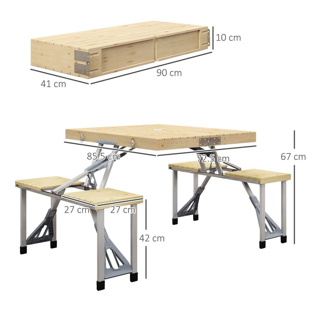 Folding Camping Table & Chairs