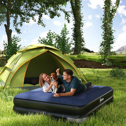 Inflatable Queen Mattress with Electric Pump