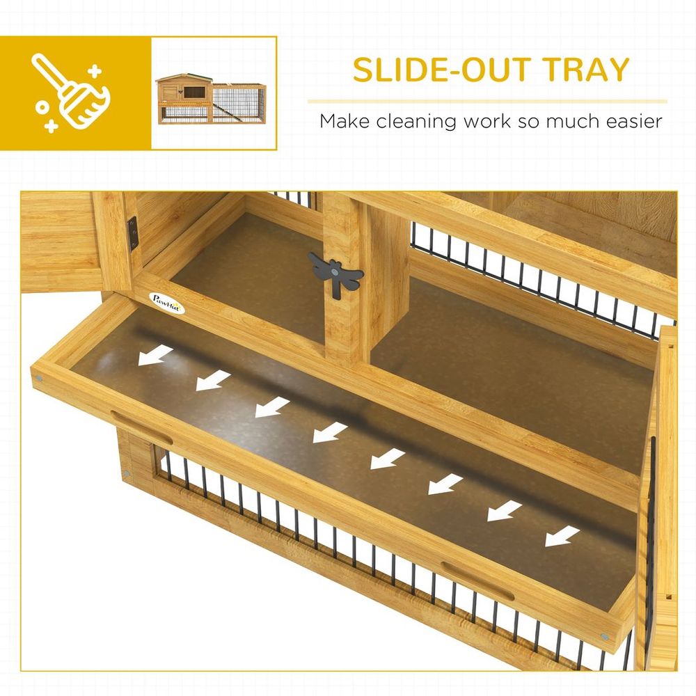 Rabbit Hutch with Ramp and Run